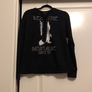 Black band sweater